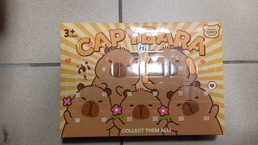 Zdjęcie oferty: Kalendarz adwentowy figurki kapibara dla dzieci 