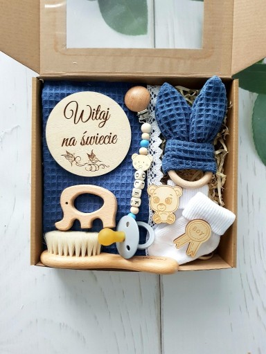 Zdjęcie oferty: Gift Box Baby shower wafel prezent dla niemowlaka