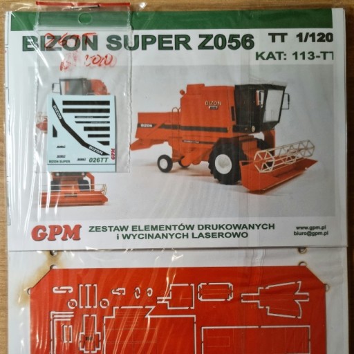 Zdjęcie oferty: Bizon Z056 + kalkomania GPM – TT 1:120