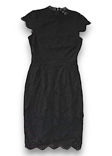 Zdjęcie oferty: Koronkowa czarna sukienka H&M krótki rękaw