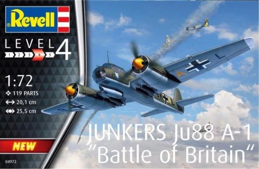 Zdjęcie oferty: Junkers Ju88 A-1 "Battle of Britain", Revell 1:72