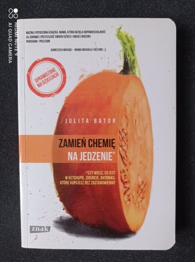 Zdjęcie oferty:  ZAMIEŃ CHEMIĘ NA JEDZENIE Julita Bator