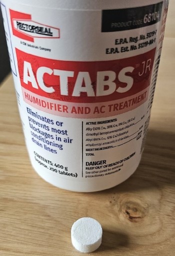 Zdjęcie oferty: Tabletki do klimatyzacji i nawilżaczy Actabs jr 