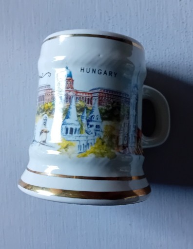 Zdjęcie oferty: Pamiątkowy kufel Budapest Hungary.