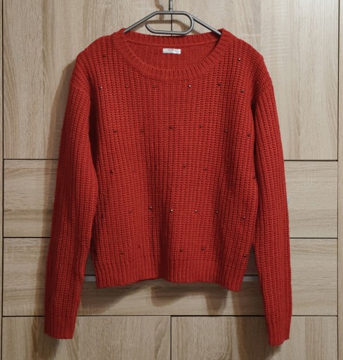 Zdjęcie oferty: Sweter dziewczęcy czerwony r.158/164