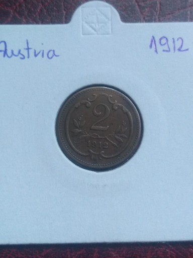 Zdjęcie oferty: Moneta Austria 2 halerze 1912