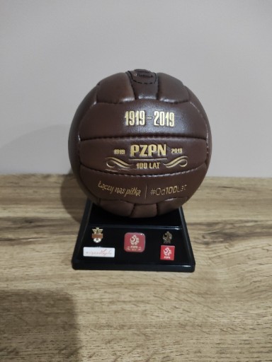 Zdjęcie oferty: Retro mini piłka 100-lecie związku PZPN