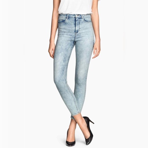 Zdjęcie oferty: Nowe spodnie jeansy dżinsy H&M 33 42 XL wybielane