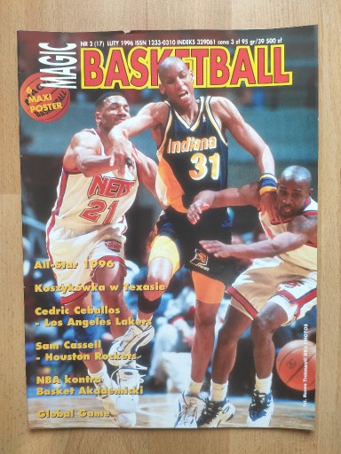 Zdjęcie oferty: MAGIC BASKETBALL NR 2(17) 1996 ROK