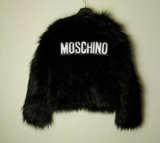 Zdjęcie oferty: H&M x Moschino unikatowa włochata kurtka futro