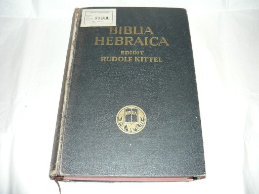 Zdjęcie oferty: Biblia Hebraica Stuttgartensia R Kittel Tora Tanah