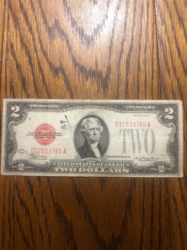 Zdjęcie oferty: USA 2 Dolary 1928 D