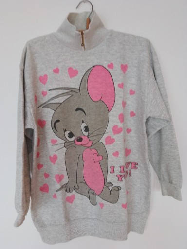 Zdjęcie oferty: Bluza dla dziewczynki 129/134 Tom&Jerry