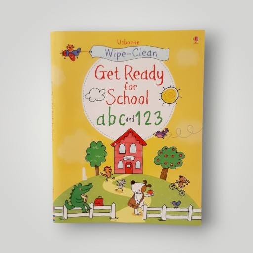 Zdjęcie oferty: Wipe-clean Get Ready for School abc and 123 Usborne Books