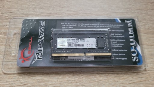 Zdjęcie oferty: Pamięć RAM G.Skill DDR4 8GB 2400 F4-2400C16S-8GRS