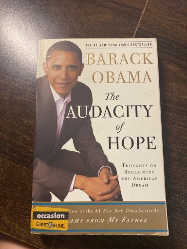 Zdjęcie oferty: The Audacity of Hope Barack Obama 