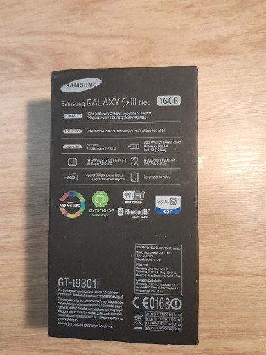 Zdjęcie oferty: Pudełko karton samsung galaxy s3neo