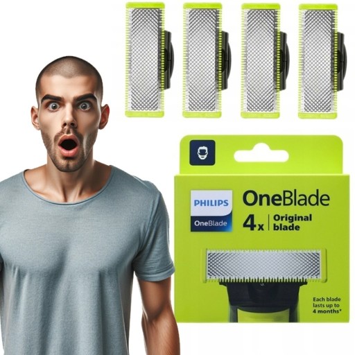 Zdjęcie oferty: 4 X OSTRZE PHILIPS ONEBLADE QP430/50 KOŃCÓWKI