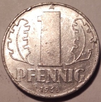 Zdjęcie oferty: Niemcy DDR moneta 1 pfenning