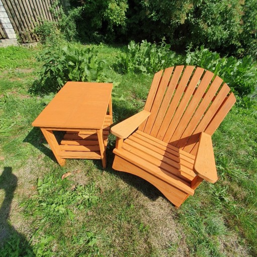 Zdjęcie oferty: Fotel i stolik ogrodowe ( komplet )