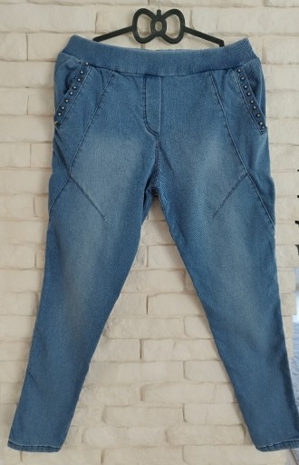 Zdjęcie oferty: Zentex wyszczuplające jeansy cyrkonie xl 44 46 