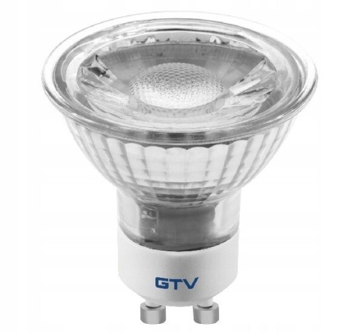 Zdjęcie oferty: ŻARÓWKA HALOGEN LED 6400K GU10 SZKŁO 38° 400lm GTV LD-SZ5010-64