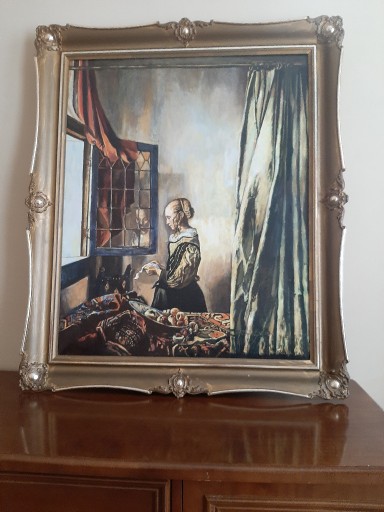 Zdjęcie oferty: Kopia obrazu Vermeera, Dziewczyna czytająca list 