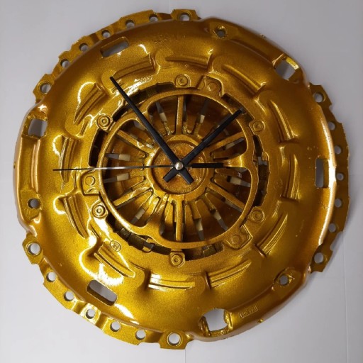 Zdjęcie oferty: Zegar ścienny loft złoty 