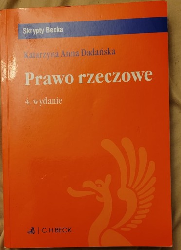 Zdjęcie oferty: Prawo rzeczowe - Katarzyna Anna Dadańska