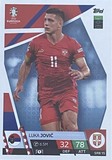 Zdjęcie oferty: UEFA EURO 2024 - SRB 15 Luka Jovic