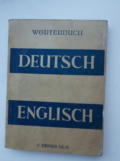 Zdjęcie oferty: Słownik niemiecko-angielski