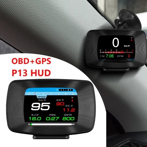 Zdjęcie oferty: HD P13 OBD2 wyświetlacz do samochodu GPS HUD speed