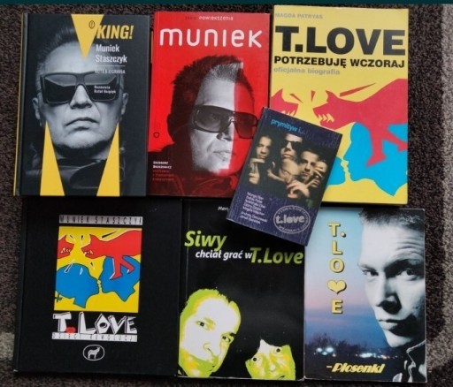 Zdjęcie oferty: T. Love, Muniek, zestaw książek