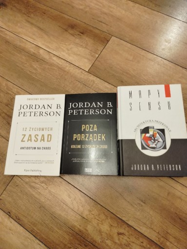 Zdjęcie oferty: Jordan Peterson zestaw 3 książek 