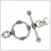 Zdjęcie oferty: Silver Plain Round Toggle TS5024