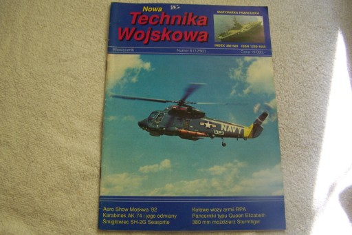 Zdjęcie oferty:  czasopismo Nowa technika wojskowa nr 6 (12/ 92