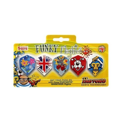 Zdjęcie oferty: Harrows 'Funky Flights' (5 sets of flights) zestaw końcówek do lotek