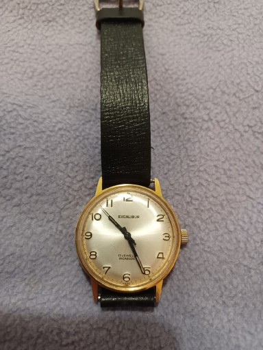 Zdjęcie oferty: EXACALIBUR zegarek pozłacany