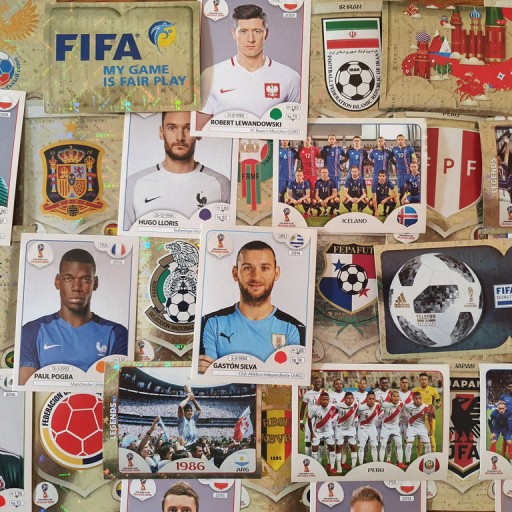 Zdjęcie oferty: Naklejki hologramowe Panini World Cup Russia 2018