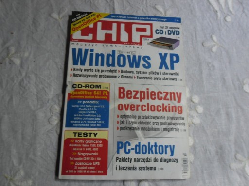 Zdjęcie oferty: CHIP magazyn komputerowy nr 5/2002 z płytką 