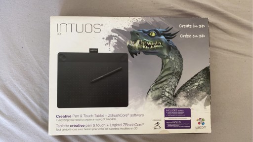 Zdjęcie oferty: Tablet graficzny Wacom Intuos 3D + ZBrushCore