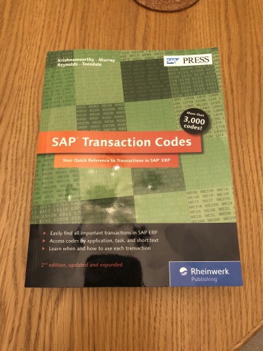 Zdjęcie oferty: SAP Transaction Codes | SAP Press