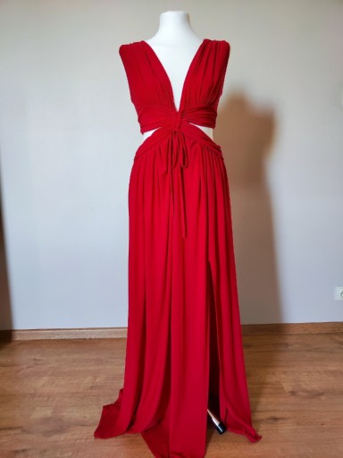 Zdjęcie oferty: Sukienka długa z rozporkiem na nogę firmy Loola