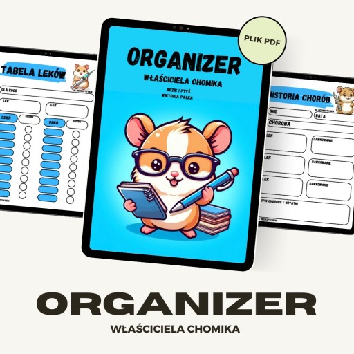 Zdjęcie oferty: Planer/organizer właściciela chomika