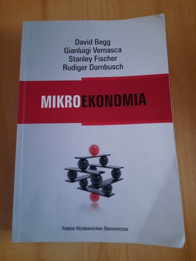 Zdjęcie oferty: Mikroekonomia Begg książka podręcznik na studia