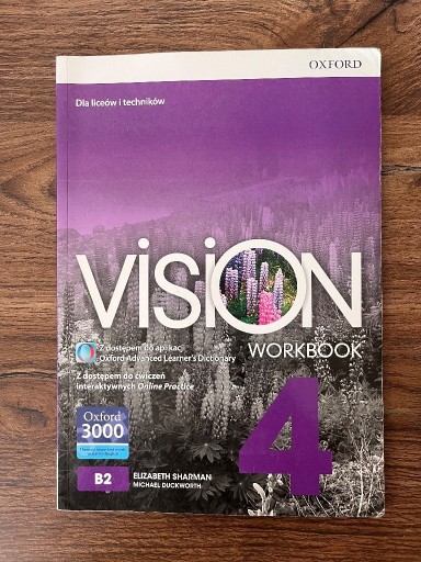 Zdjęcie oferty: Vision 4 workbook 