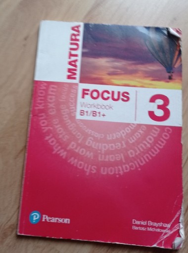 Zdjęcie oferty: Focus 3 workbook B1 B1