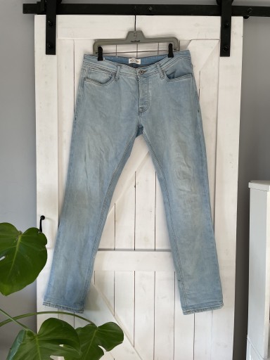 Zdjęcie oferty: Jack&Jones męskie jeansy jasne niebieski XL basic