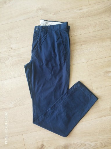 Zdjęcie oferty: Spodnie męskie, chinosy, H&M, granatowe, EUR 33