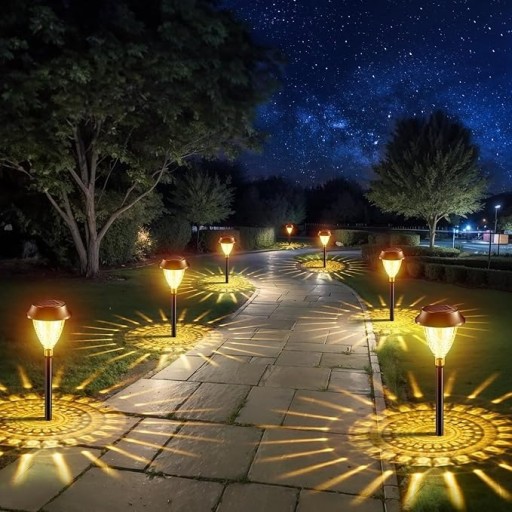 Zdjęcie oferty: Lampy solarne do ogrodu, opakowanie 8 sztuk 30LM